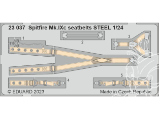 Eduard photodecoupe avion 23037 Harnais métal Spitfire Mk.IXc Airfix 1/24