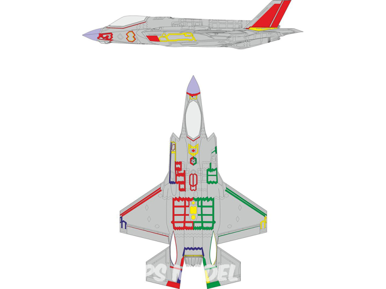 Furball Aero-Design 1/48 F-35A Mask Set For Tamiya Kit – FMS-027