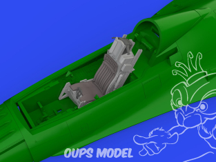 Eduard kit d'amelioration avion brassin Print 648837 Siège éjectable F-16 Kinetic 1/48