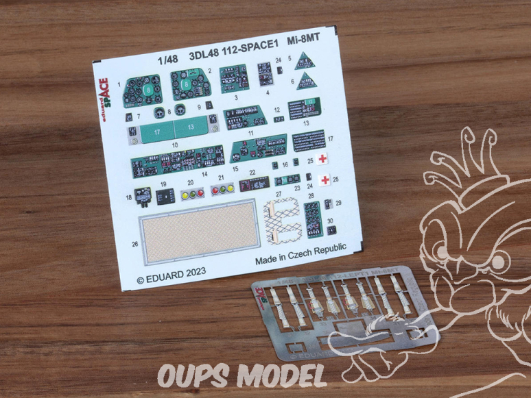 Eduard Space décalques 3D 3DL48112 Mi-8MT Zvezda 1/48