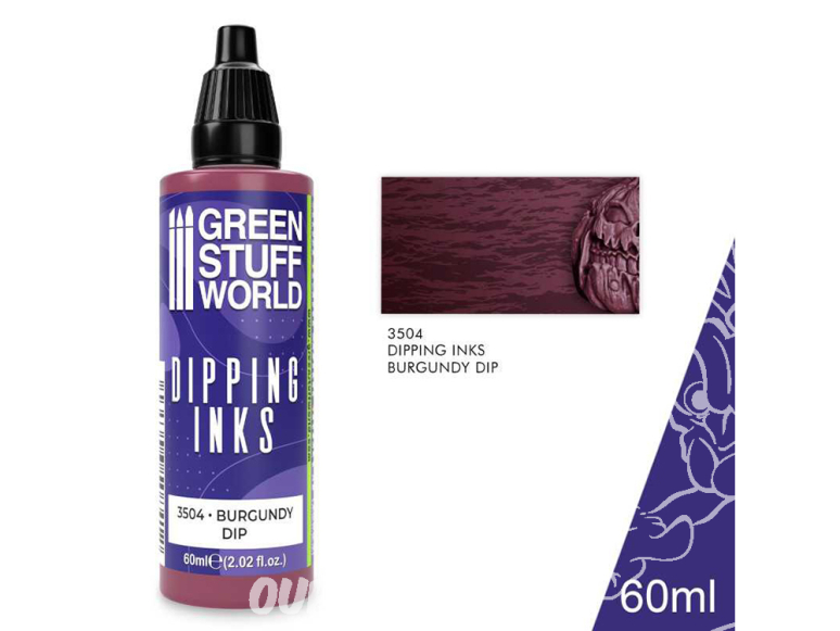 Green Stuff 3504 Peintures Dipping inks 60 ml BURGUNDY DIP