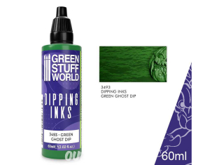 Green Stuff 3493 Peintures Dipping inks 60 ml GREEN GHOST DIP