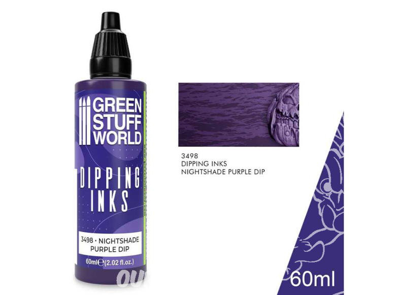 Green Stuff 3498 Peintures Dipping inks 60 ml NIGHTSAHDE PURPLE DIP