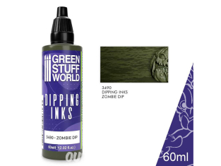 Green Stuff 3490 Peintures Dipping inks 60 ml ZOMBIE DIP