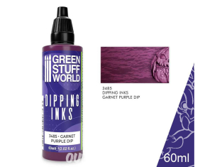 Green Stuff 3485 Peintures Dipping inks 60 ml GARNET PURPLE DIP