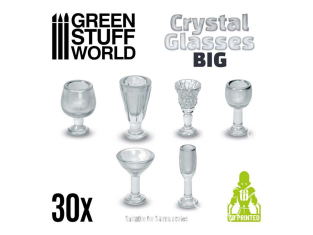 Green Stuff 507170 Verres en cristal - Grands