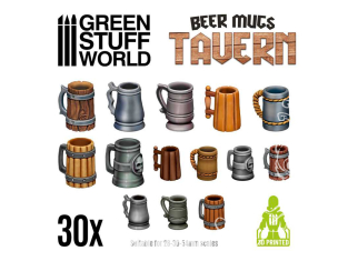 Green Stuff 507200 Chopes de bière Taverne
