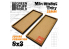 Green Stuff 511047 Plateaux de Mouvement MDF 25mm 8x3