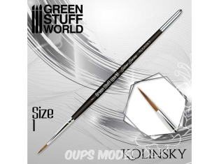 Green Stuff 507133 SILVER SERIES Pinceau Kolinsky 1