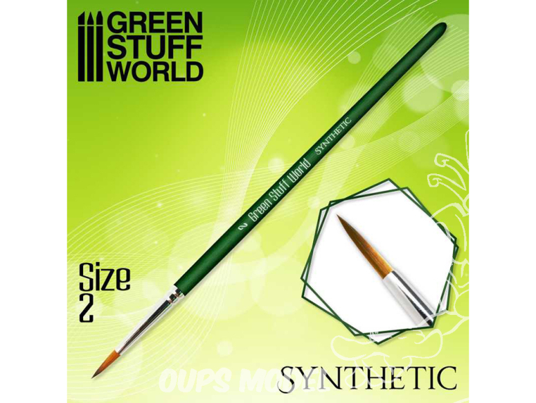 Green Stuff 506907 GREEN SERIES Pinceau Synthétique 2