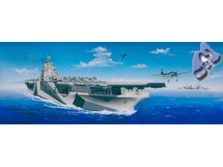 Trumpeter maquette bateau 05609 USS CV-14 "TICONDEROGA" 1/350