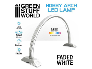 Green Stuff 505619 Lampe LED Hobby Arch Faded White