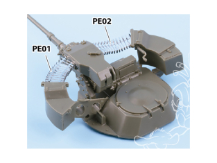 AFV CLUB maquette militaire AG35059 PIÈCES PHOTO-GRAVÉES GOULOTTE ALIMENTATION DE MUNITIONS POUR WIESEL 1A1/A3 MK20 1/35