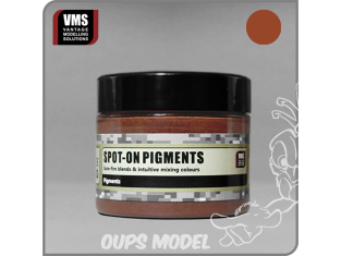 VMS Spot-On Pigments No15 Pigment lisse rouge terre Vietnam - Vietnam Red Earth 45ml