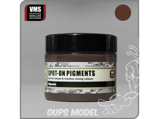 VMS Spot-On Pigments No17 Pigment lisse Vieille rouille foncée - Dark old rust 45ml