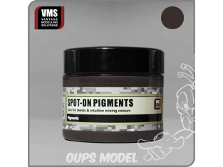 VMS Spot-On Pigments No22 Pigment lisse Brun chenille XT foncé - Track brown XT Dark 45ml