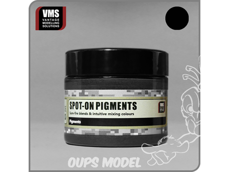 VMS Spot-On Pigments No24 Pigment noir de suie - Soot black 45ml