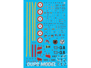 BERNA DECALS BD72-131 Dassault Mirage IIIE Part 3 1/72