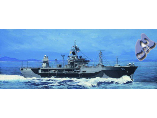TRUMPETER maquette bateau 05715 USS BLUE RIDGE LCC-19 1997 1/700