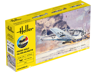 Heller maquette avion 56235 FOCKE WULF Fw 190 A8/F3 inclus peinture colle et pinceau 1/72