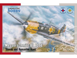 Special Hobby maquette avion 72472 Messerschmitt Bf 109E As slovaques et roumains 1/72