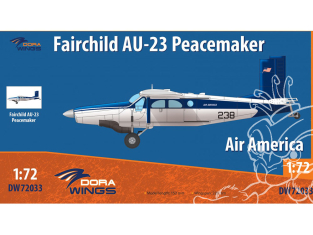 Dora Wings maquette avion DW72033 Fairchild AU-23 Peacemaker 1/72