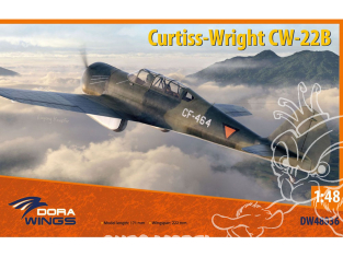 Dora Wings maquette avion DW48036 Curtiss-Wright CW-22B 1/48