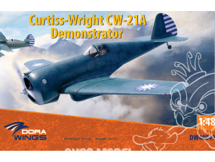 Dora Wings maquette avion DW48049 Curtiss-Wright CW-21A 1/48