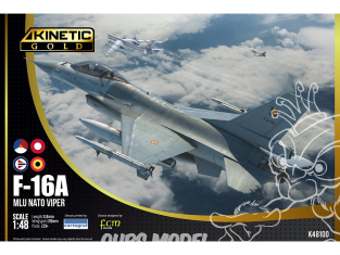 Kinetic maquette avion K48100 F-16A MLU NATO VIPER 1/48