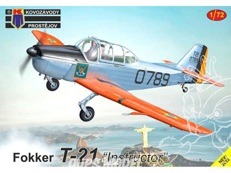 KP Model kit avion KPM0373 Fokker T-21 "Instructor" 1/72