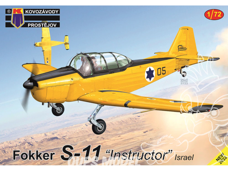 KP Model kit avion KPM0372 Fokker S-11 "Instructor" Israel 1/72