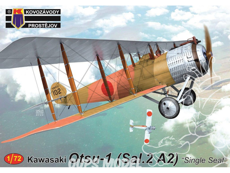 KP Model kit avion KPM0335 Kawasaki Otsu-1 (RAAA) "Siége simple" 1/72