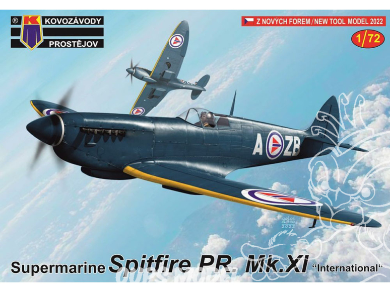 KP Model kit avion KPM0293 Spitfire PR.Mk.XI "International" 1/72