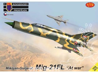 KP Model kit avion KPM0368 Mikoyan-Gourevitch MiG-21FL "En guerre" 1/72