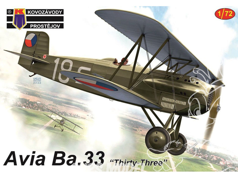 KP Model kit avion KPM0365 Avia Ba.33 "Thirty-Three" 1/72