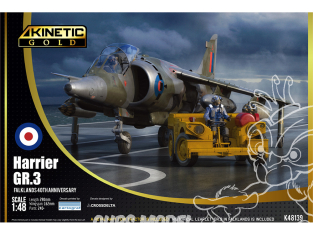 Kinetic maquette avion K48139 Harrier GR.3 Falklands 40th Anniversary 1/48