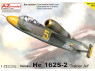 AZ Model Kit avion AZ7838 Heinkel He 162S-2 "Trainer Jet" 1/72