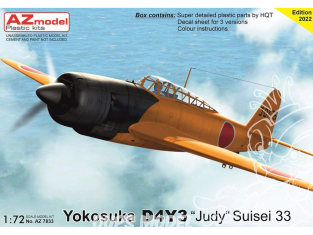 AZ Model Kit avion AZ7833 Yokosuka D4Y3 "Judy" Suisei 33 1/72