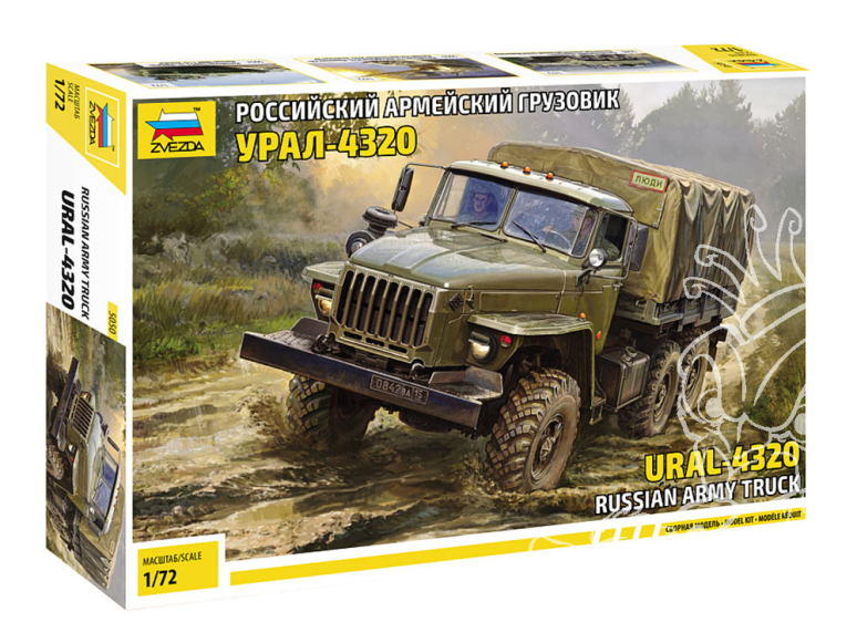 Zvezda maquette militaire 5050 Camion de l'armée russe "Ural-4320" 1/72