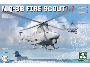 Takom maquette hélicoptère 2165 MQ-8B Fire Scout 1+1 1/35