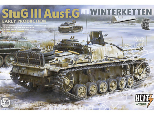 Takom maquette militaire 8010 StuG III Ausf.G Early production avec Winterketten 1/35