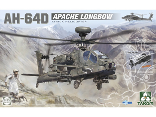 Takom maquette hélicoptère 2601 AH-64D Apache Longbow Hélicoptère d'attaque 1/35