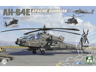 Takom maquette hélicoptère 2602 AH-64E Apache Guardian Hélicoptère d'attaque 1/35