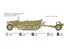 Italeri maquette militaire 6595 Sd. Kfz. 10 Demag D7 avec 7,5 cm leIG 18 et equipage 1/35