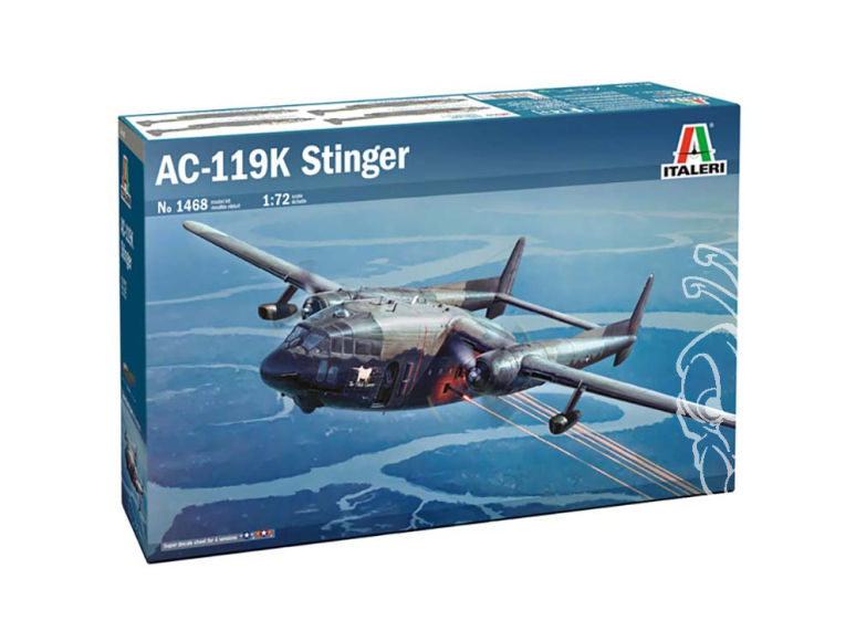 Italeri maquette avion 1468 AC-119K Stinger 1/72