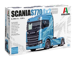 Italeri maquette camion 3961 Scania S770 4x2 Toit normal - ÉDITION LIMITÉE 1/24
