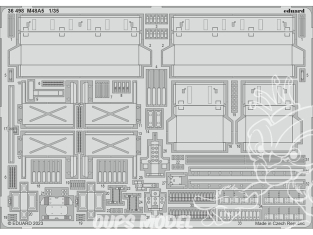 Eduard photodecoupe militaire 36498 Amélioration M48A5 Takom 1/35