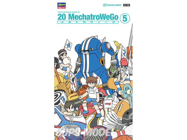 HASEGAWA maquette 64798 20 MechatroWeGo No.05 Sport "Bleu" 1/20