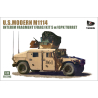 T-Model TK7315 M1114 US HMMWV avec tourelle GPK Interim Fragment (Frag) Kit 5 1/72