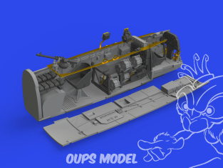 Eduard kit d'amelioration brassin 672312 Cockpit Messerschmitt Bf 110E Eduard 1/72